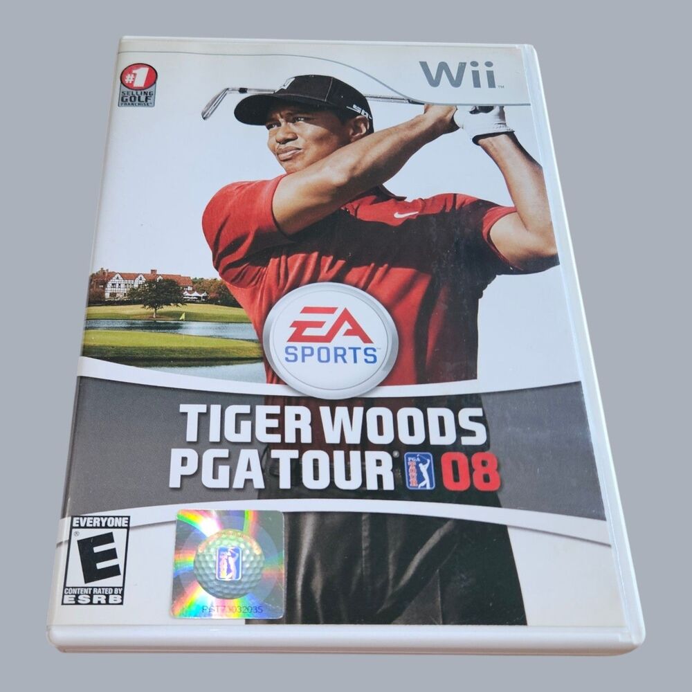 Tiger Woods PGA Tour 08 Nintendo Wii Game - Complete w/ Manual - EA Sports Golf